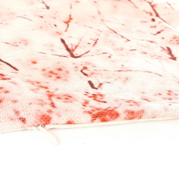 Cherry Blossom Floral 16" x16" Throw Pillow Cover - Picture 4 of 7